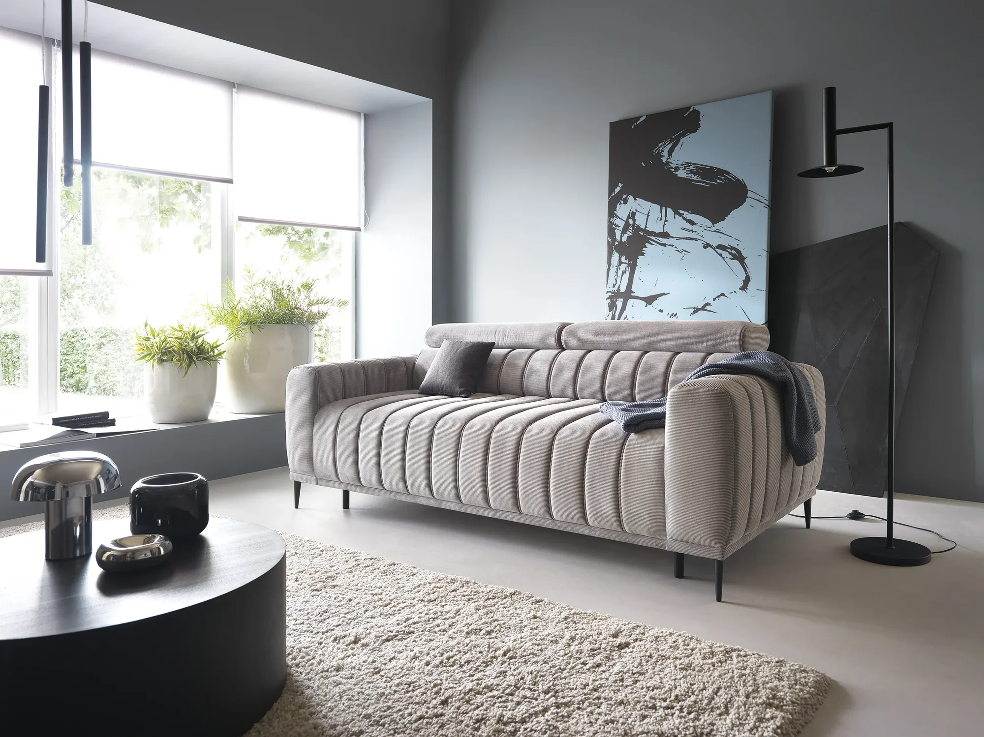3-Sitzer-Schlafsofa GANDI 140 – im Raum