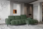 Divano angolare relax con seduta elettrica GIANO S – funzione aperta, ambientazione