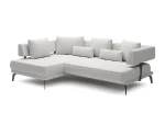 Relax-Ecksofa mit elektrischem Sitz GIOTTO – auf weißem Hintergrund