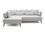 Relax-Ecksofa mit elektrischem Sitz GIOTTO – auf weißem Hintergrund