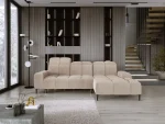 Divano angolare relax con seduta elettrica GIOVANNI S – vista frontale, ambientazione