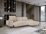 Divano angolare relax con seduta elettrica GIOVANNI S – funzione aperta, ambientazione