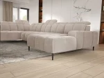 Divano angolare a U relax con seduta elettrica GIOVANNI XL – dettaglio, ambientazione