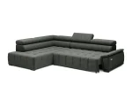 Relax-Ecksofa mit elektrischem Sitz GREMIO – Seitenansicht, auf weißem Hintergrund
