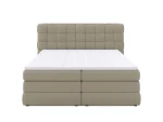Boxspring-Doppelbett mit Bettkasten GUSTO – auf weißem Hintergrund