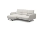Relax-Ecksofa mit elektrischem Sitz ILUSIO – auf weißem Hintergrund