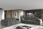 2-Sitzer-Sofa LAGOS mit elektrischem Sitz – im Raum