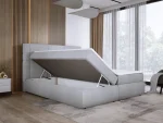 Letto matrimoniale boxspring con contenitore LARGO – funzione aperta, ambientazione