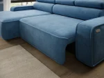 Divano angolare relax con seduta elettrica LIAM S – dettaglio, ambientazione