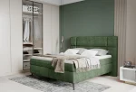 Boxspring-Doppelbett LUCIO – im Raum