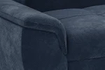 Eckschlafsofa mit Bettkasten LUGANO – Detail, im Raum
