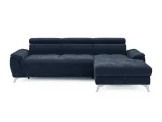 Eckschlafsofa mit Bettkasten LUGANO – auf weißem Hintergrund