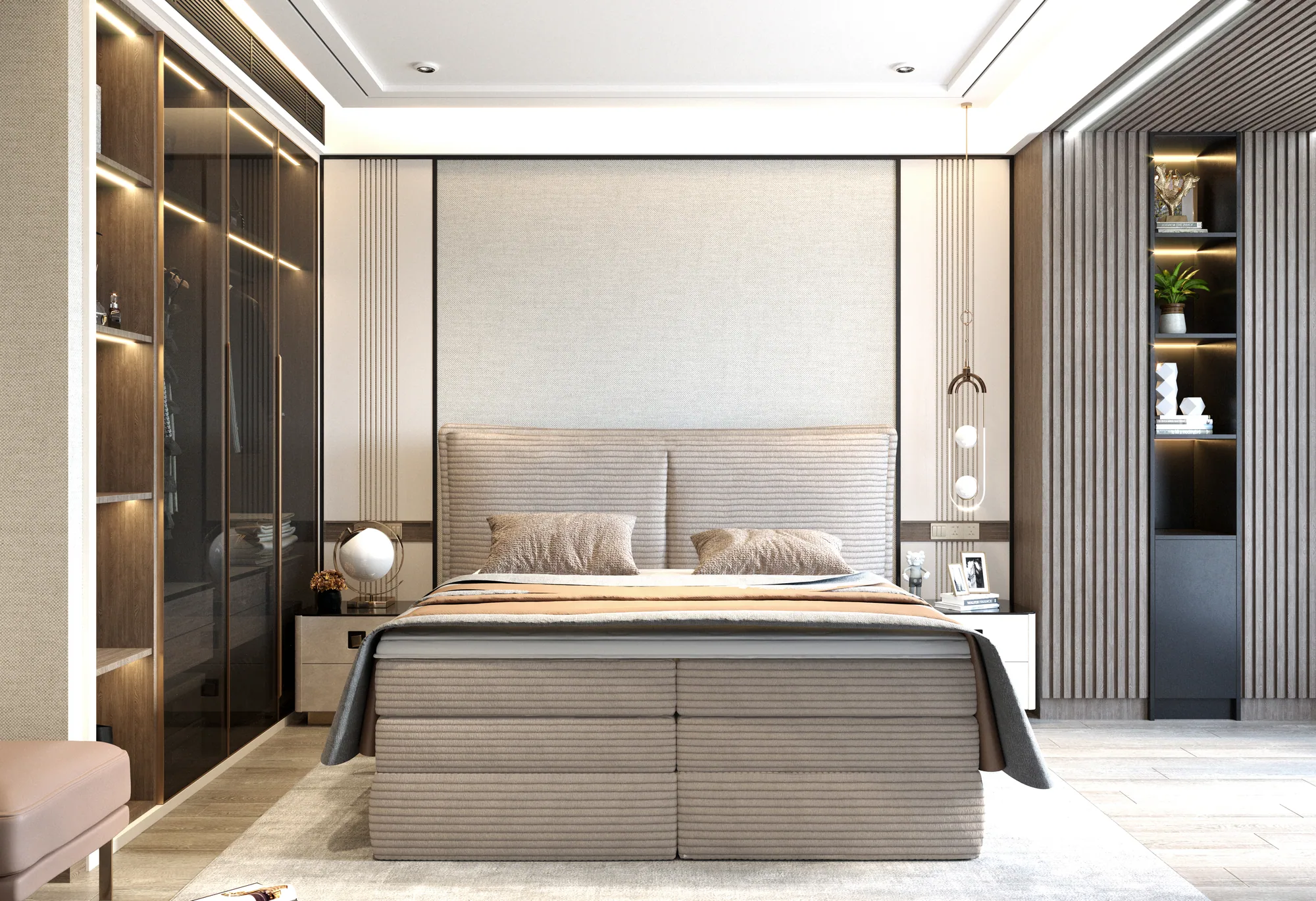 Letto Boxsprings MADDEN – ambientazione