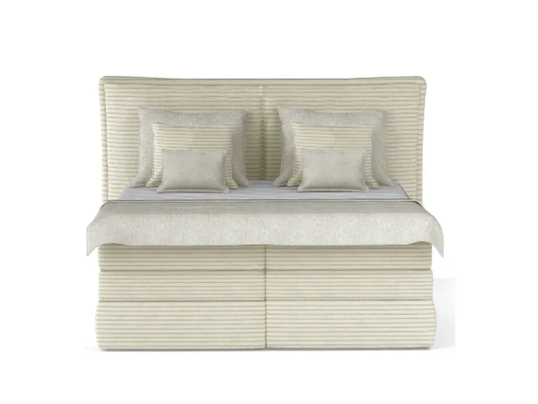 Letto boxspring MADDEN – su sfondo bianco