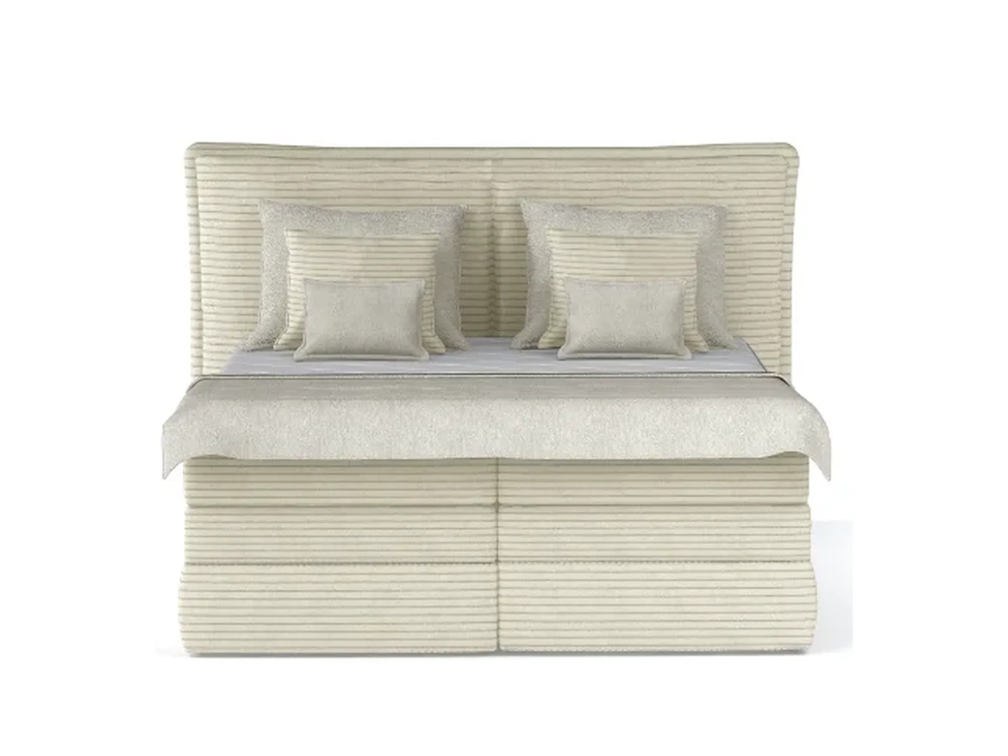 Letto boxspring MADDEN – su sfondo bianco