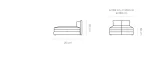 Letto Boxsprings MADDEN – dimensioni