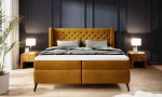 Boxspring-Doppelbett MADISON – im Raum