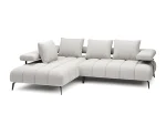 Eckschlafsofa mit elektrischem Sitz MAGNETIC L – Seitenansicht, auf weißem Hintergrund