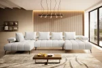 U-förmiges Eckschlafsofa mit elektrischem Sitz MAGNETIC XL – im Raum