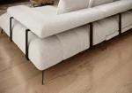U-förmiges Eckschlafsofa mit elektrischem Sitz MAGNETIC XL – Detail, im Raum