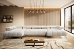 U-förmiges Eckschlafsofa mit elektrischem Sitz MAGNETIC XL – Funktion geöffnet, im Raum