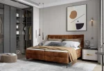 Letto matrimoniale boxspring con contenitore MARTINA – ambientazione