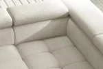 Ecksofa MAVEL L mit ausziehbarem Sitz – im Raum