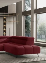 Ecksofa MAVEL L mit ausziehbarem Sitz – im Raum