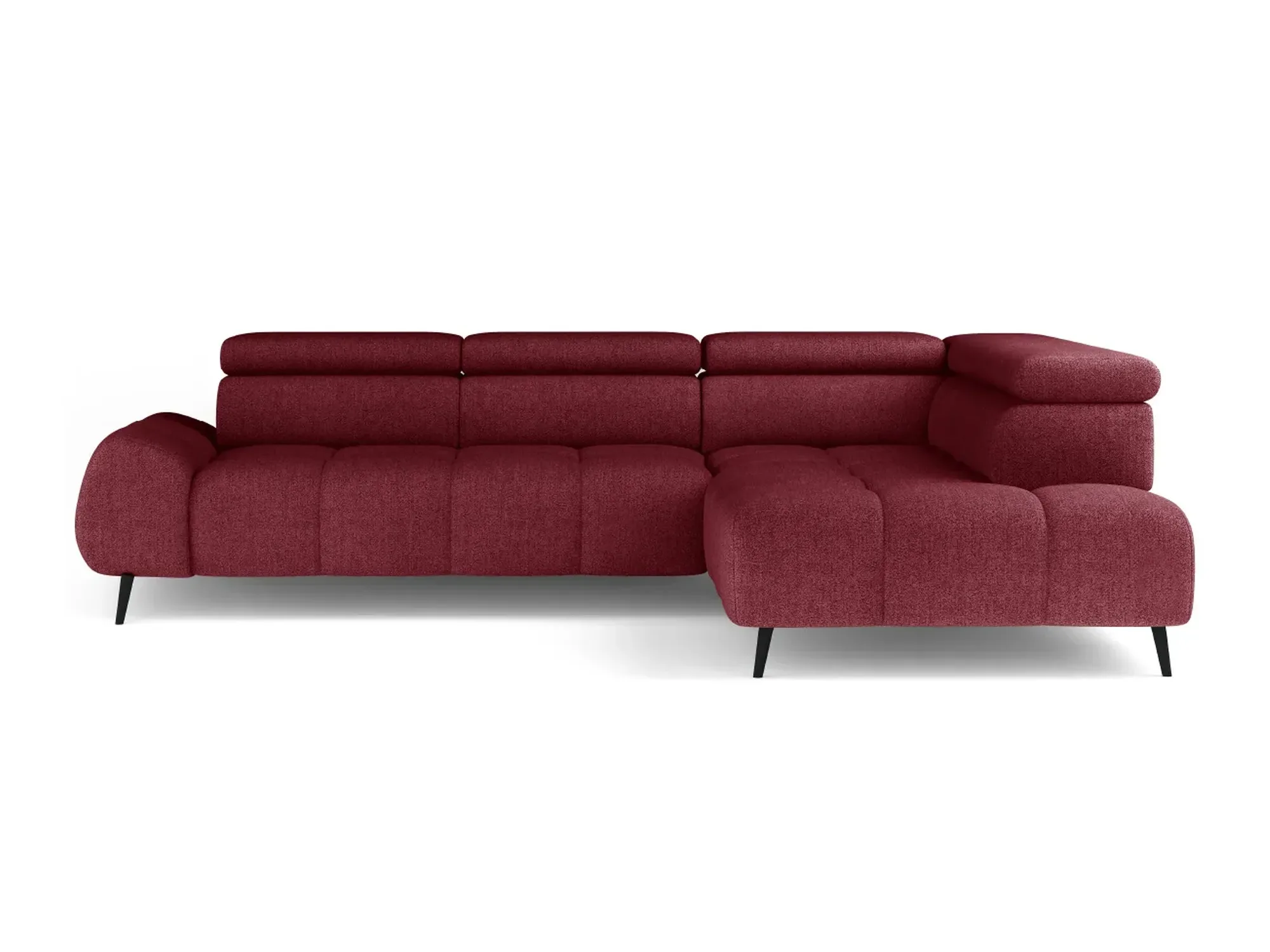 Ecksofa MAVEL L mit ausziehbarem Sitz – auf weißem Hintergrund