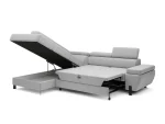 Eckschlafsofa mit Bettkasten MOLINA L – Seitenansicht, auf weißem Hintergrund