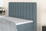 Letto singolo con materasso e contenitore NEPO – dettaglio, ambientazione