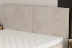 Letto matrimoniale imbottito con contenitore NICOLE – dettaglio, ambientazione