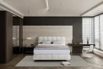 Boxspring-Doppelbett NOBU – im Raum