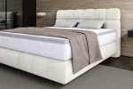 Boxspring-Doppelbett NOBU – Detail, im Raum