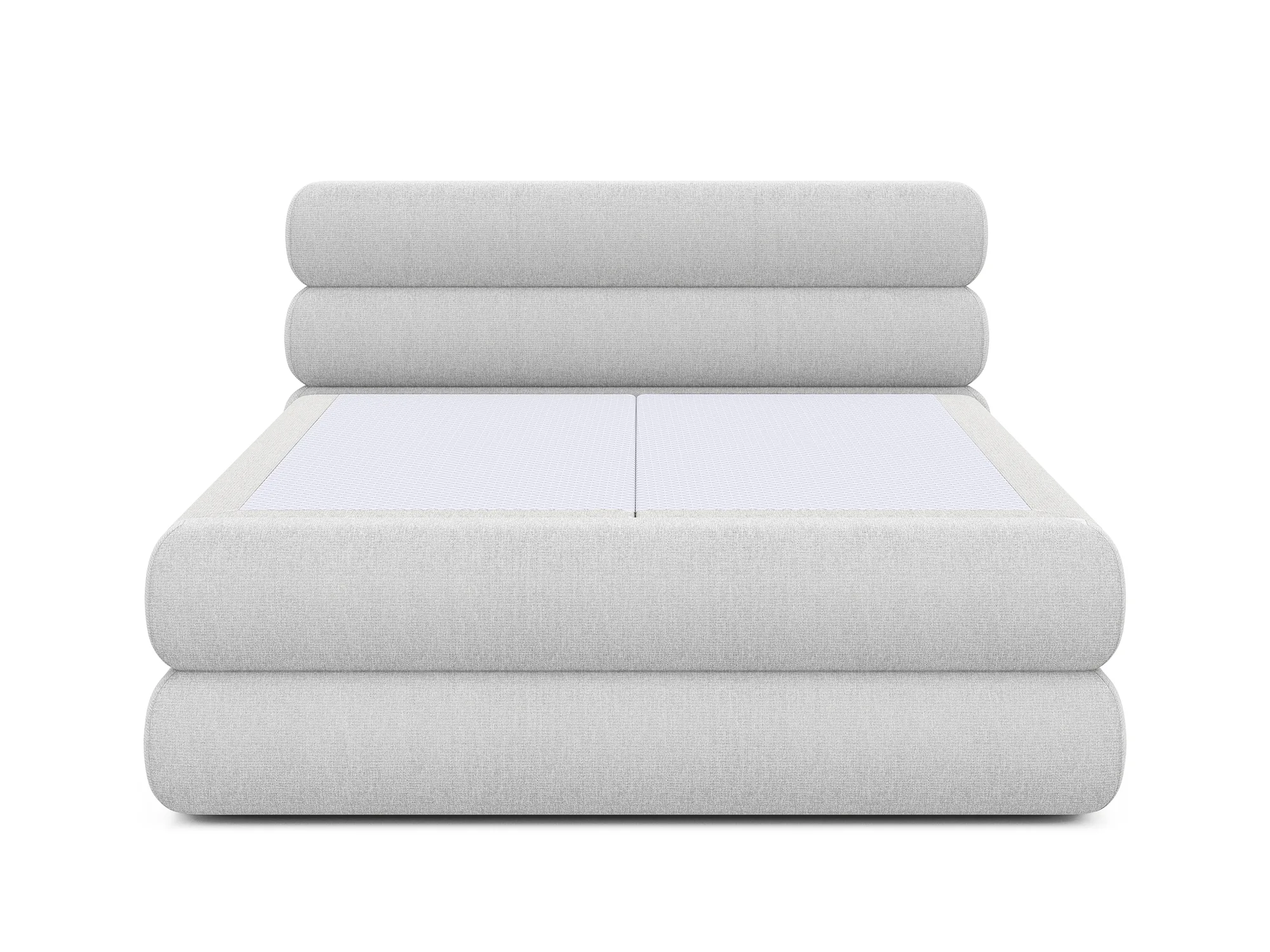 Boxspring-Doppelbett mit Bettkasten Nolio – auf weißem Hintergrund