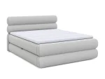 Boxspring-Doppelbett mit Bettkasten Nolio – Schrägansicht, auf weißem Hintergrund