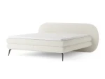 Boxspring-Doppelbett Ovo – auf weißem Hintergrund