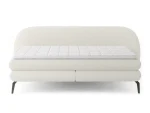 Boxspring-Doppelbett Ovo – auf weißem Hintergrund