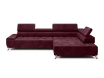 Relax-Ecksofa mit elektrischem Sitz PALLADIO L – auf weißem Hintergrund