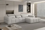 Relax-Ecksofa mit elektrischem Sitz Panama S – im Raum
