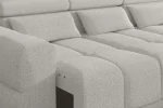 Relax-Ecksofa mit elektrischem Sitz Panama S – Detail, im Raum