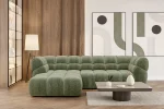 Relax-Ecksofa mit elektrischem Sitz PHANTOM – im Raum