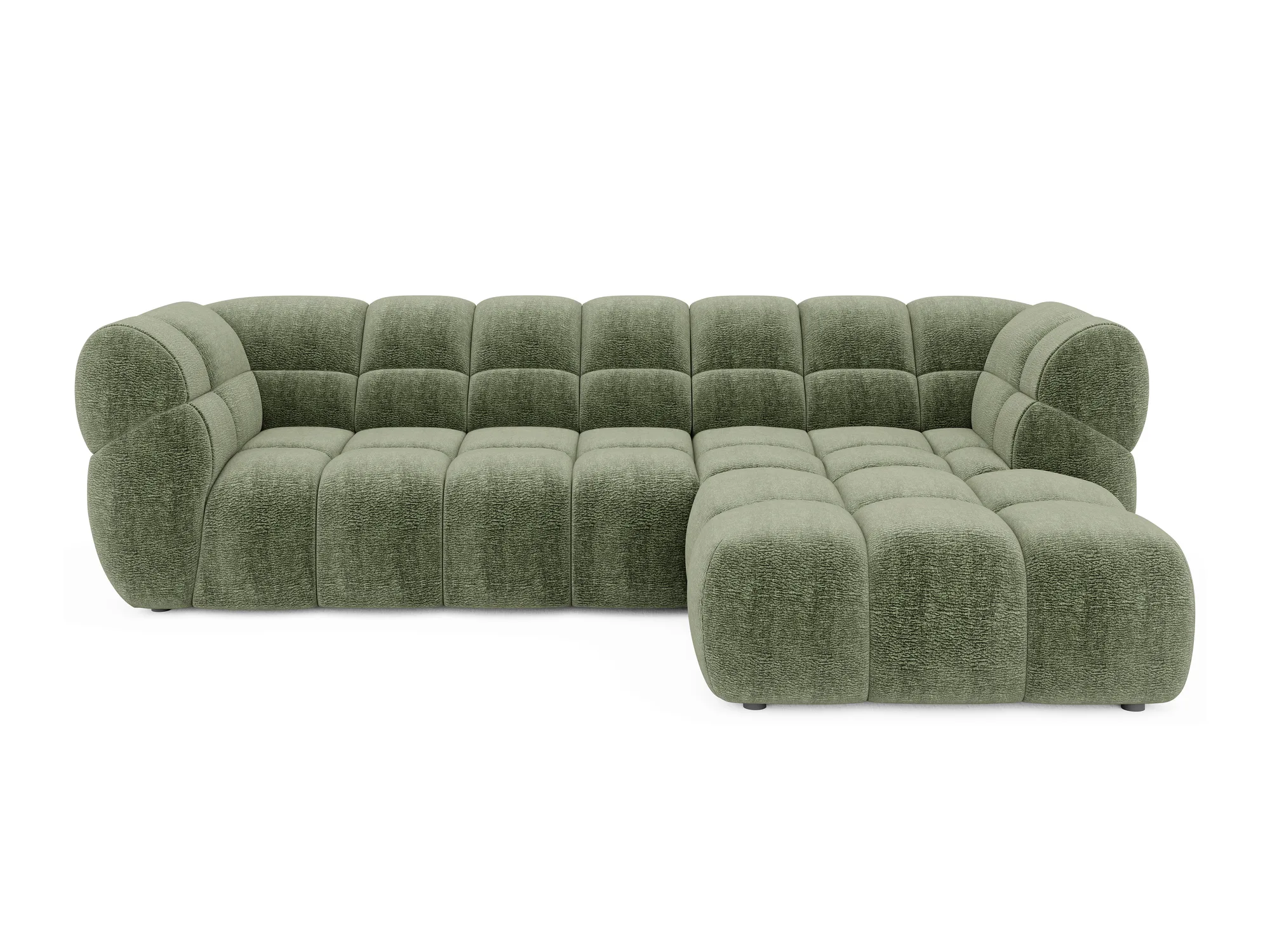 Relax-Ecksofa mit elektrischem Sitz PHANTOM – auf weißem Hintergrund