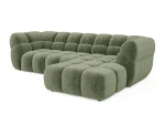 Relax-Ecksofa mit elektrischem Sitz PHANTOM – Schrägansicht, auf weißem Hintergrund