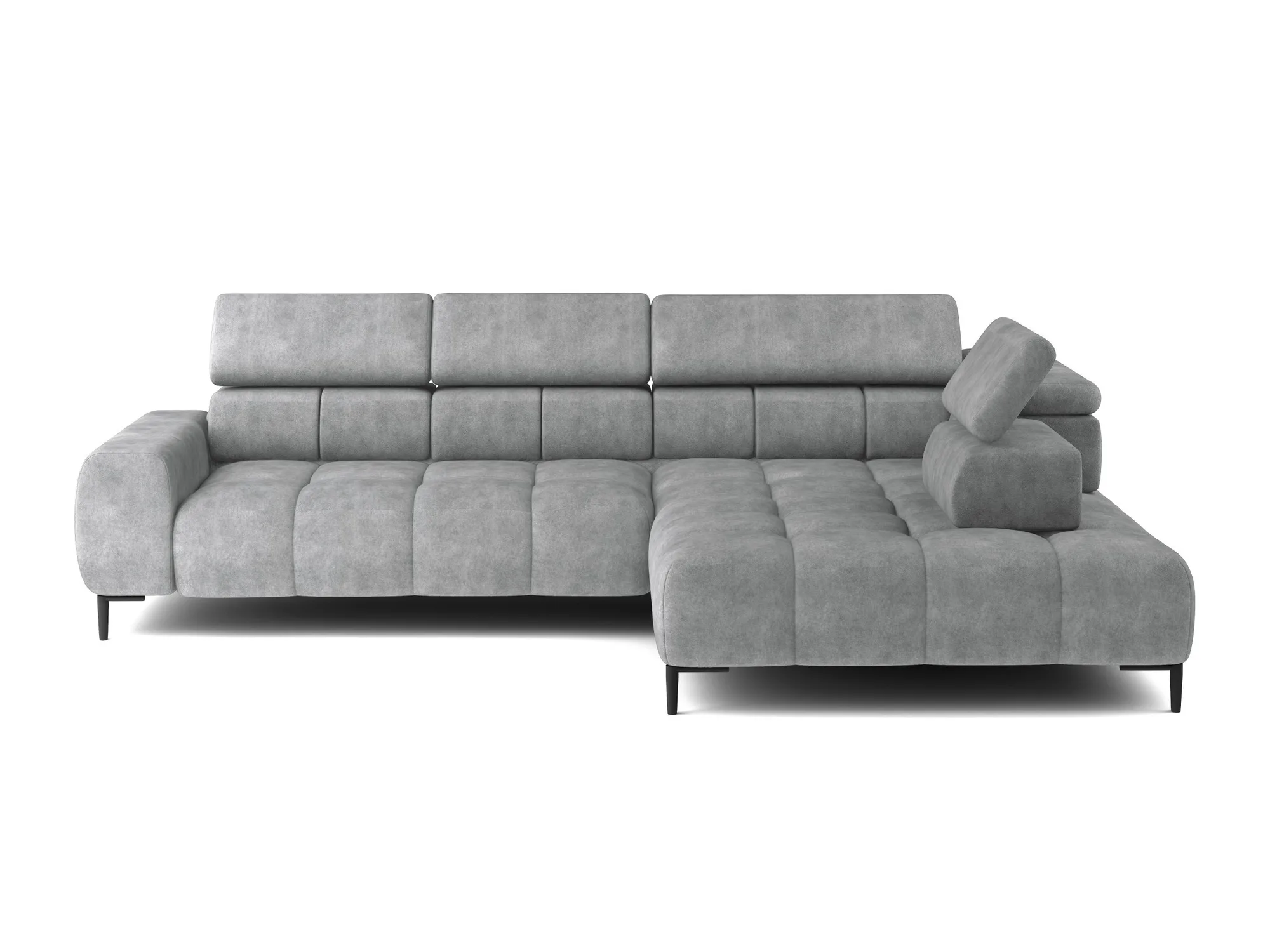 Relax-Ecksofa mit elektrischem Sitz PLAZA L – auf weißem Hintergrund
