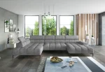 U-förmiges Relax-Ecksofa mit elektrischem Sitz PLAZA XL – im Raum