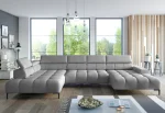 U-förmiges Relax-Ecksofa mit elektrischem Sitz PLAZA XL – im Raum