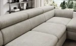 U-förmiges Eckschlafsofa mit Bettkasten RAVEN XL – im Raum