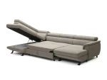 U-förmiges Eckschlafsofa mit Bettkasten RAVEN XL – auf weißem Hintergrund