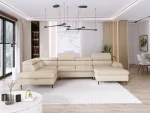 U-förmiges Eckschlafsofa mit Bettkasten RAYO XL – im Raum